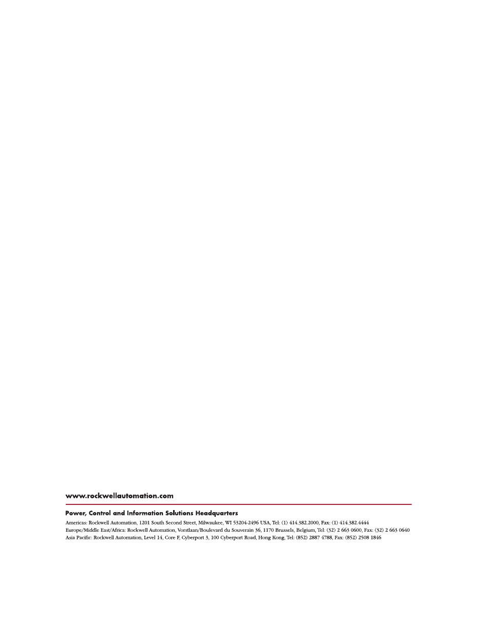 Back cover | Rockwell Automation 9303 DRIVE TOOLS 32 VER 2.50 GETTING STARTED User Manual | Page 164 / 164