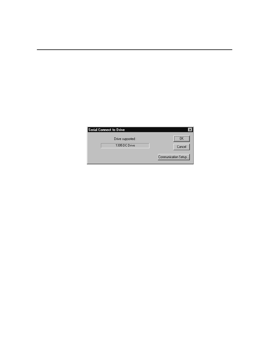 Connecting to the drive, Connecting to the drive -4 | Rockwell Automation 9303 DRIVE TOOLS 32 VER 2.50 GETTING STARTED User Manual | Page 40 / 164