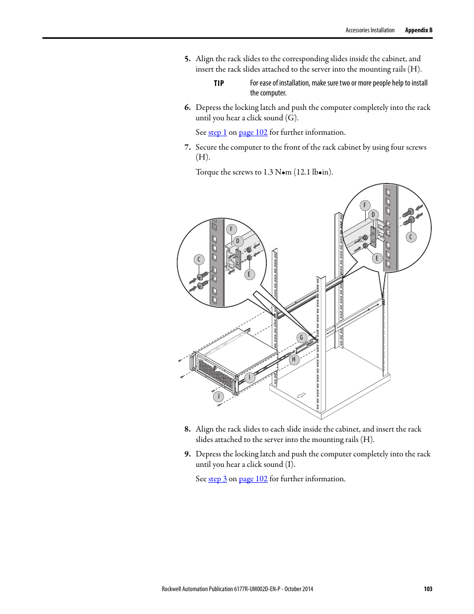 Rockwell Automation 6189V-xxxx Non-display Industrial Computers User Manual User Manual | Page 103 / 108