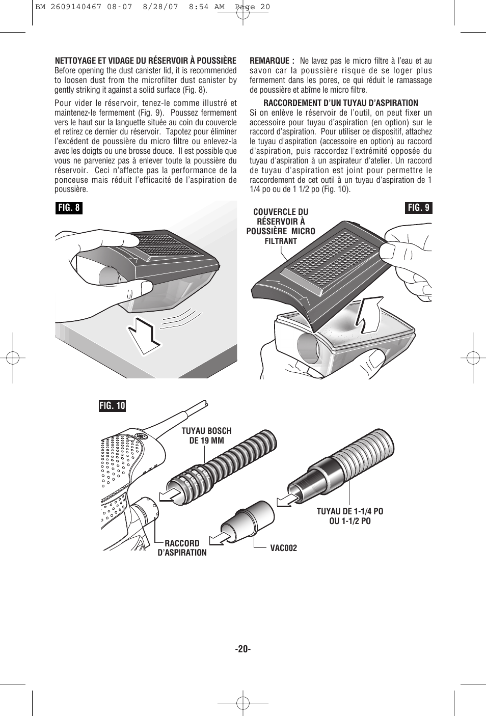 Bosch ROS10 User Manual | Page 20 / 36