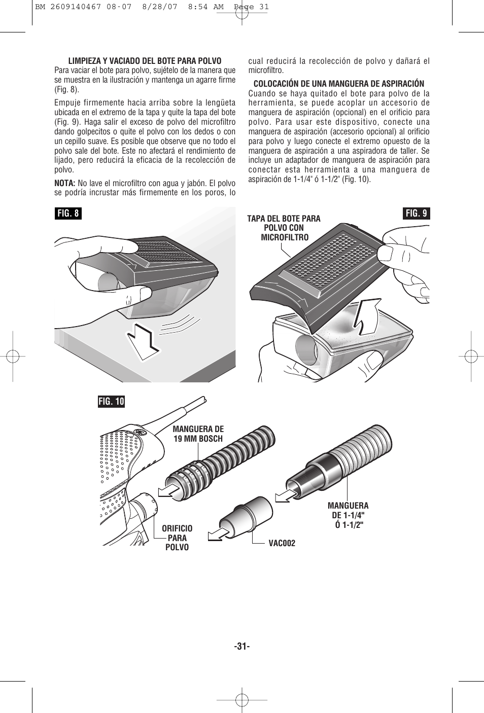 Bosch ROS10 User Manual | Page 31 / 36