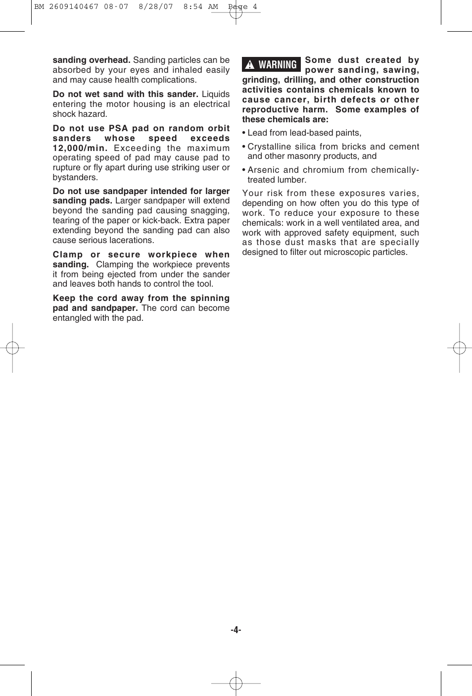 Bosch ROS10 User Manual | Page 4 / 36