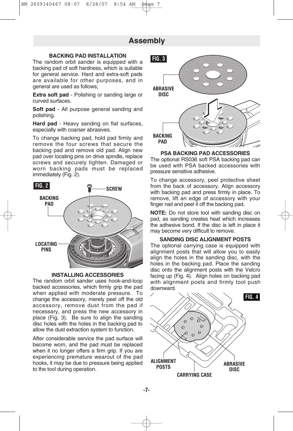 Assembly | Bosch ROS10 User Manual | Page 7 / 36