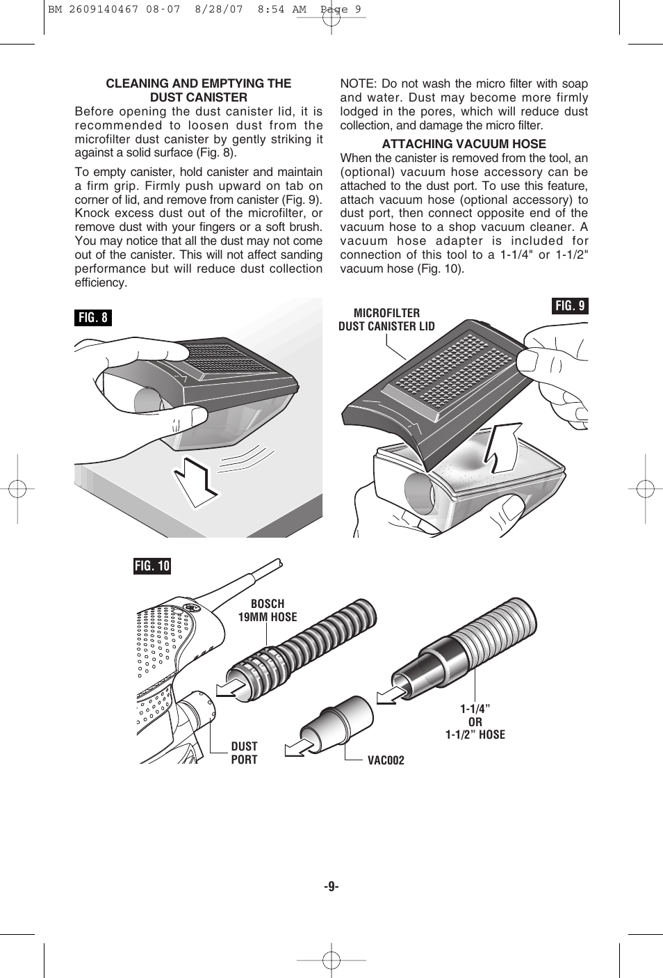 Bosch ROS10 User Manual | Page 9 / 36