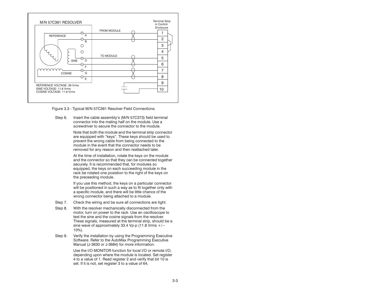 Rockwell Automation 57C411 Resolver Input Module User Manual | Page 15 / 46