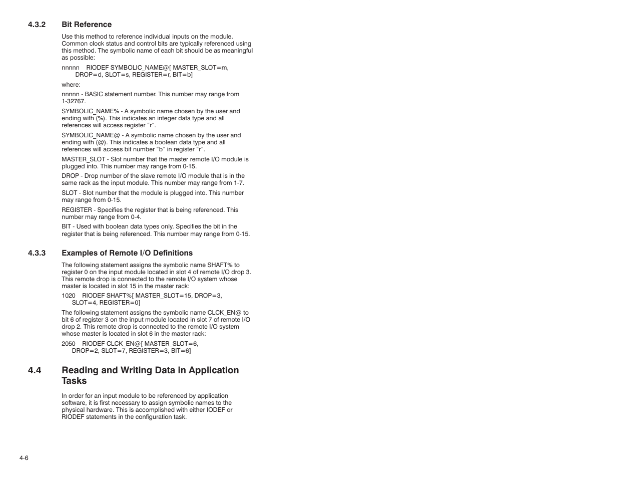 4 reading and writing data in application tasks | Rockwell Automation 57C411 Resolver Input Module User Manual | Page 24 / 46