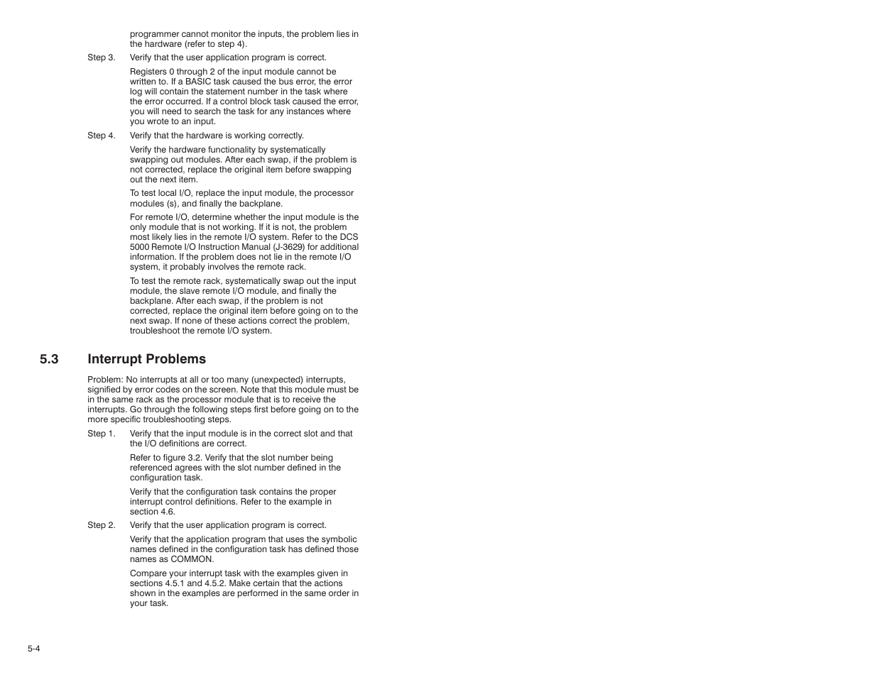 3 interrupt problems | Rockwell Automation 57C411 Resolver Input Module User Manual | Page 34 / 46
