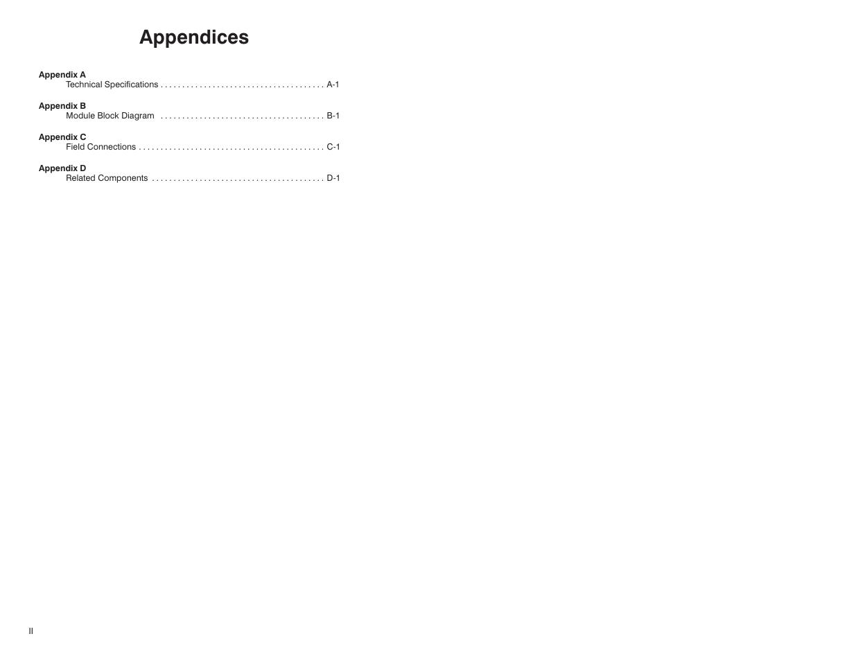 Appendices | Rockwell Automation 57C411 Resolver Input Module User Manual | Page 4 / 46