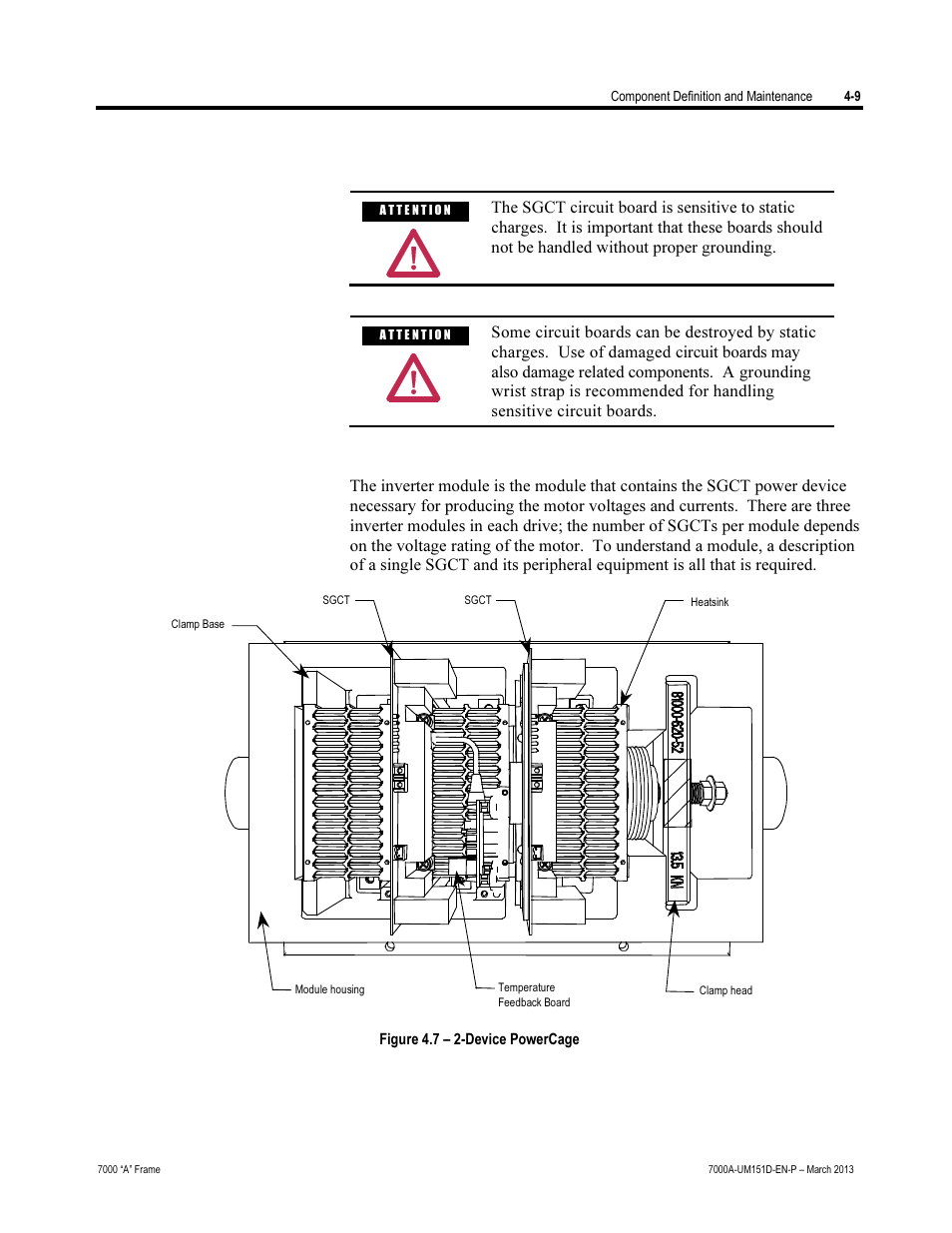 Rockwell Automation 7000A PowerFlex Medium Voltage AC Drive (A Frame) - ForGe Control (PanelView 550) User Manual | Page 135 / 222