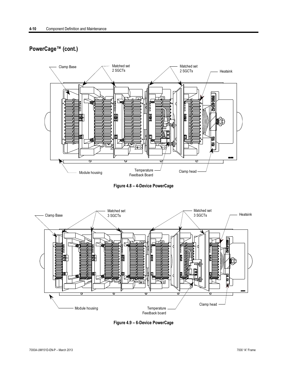 Powercage™ (cont.) | Rockwell Automation 7000A PowerFlex Medium Voltage AC Drive (A Frame) - ForGe Control (PanelView 550) User Manual | Page 136 / 222