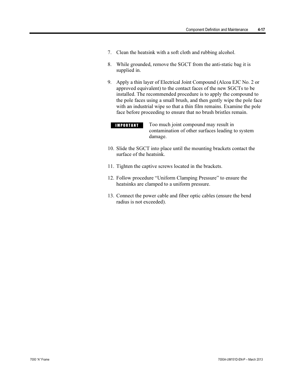 Rockwell Automation 7000A PowerFlex Medium Voltage AC Drive (A Frame) - ForGe Control (PanelView 550) User Manual | Page 143 / 222