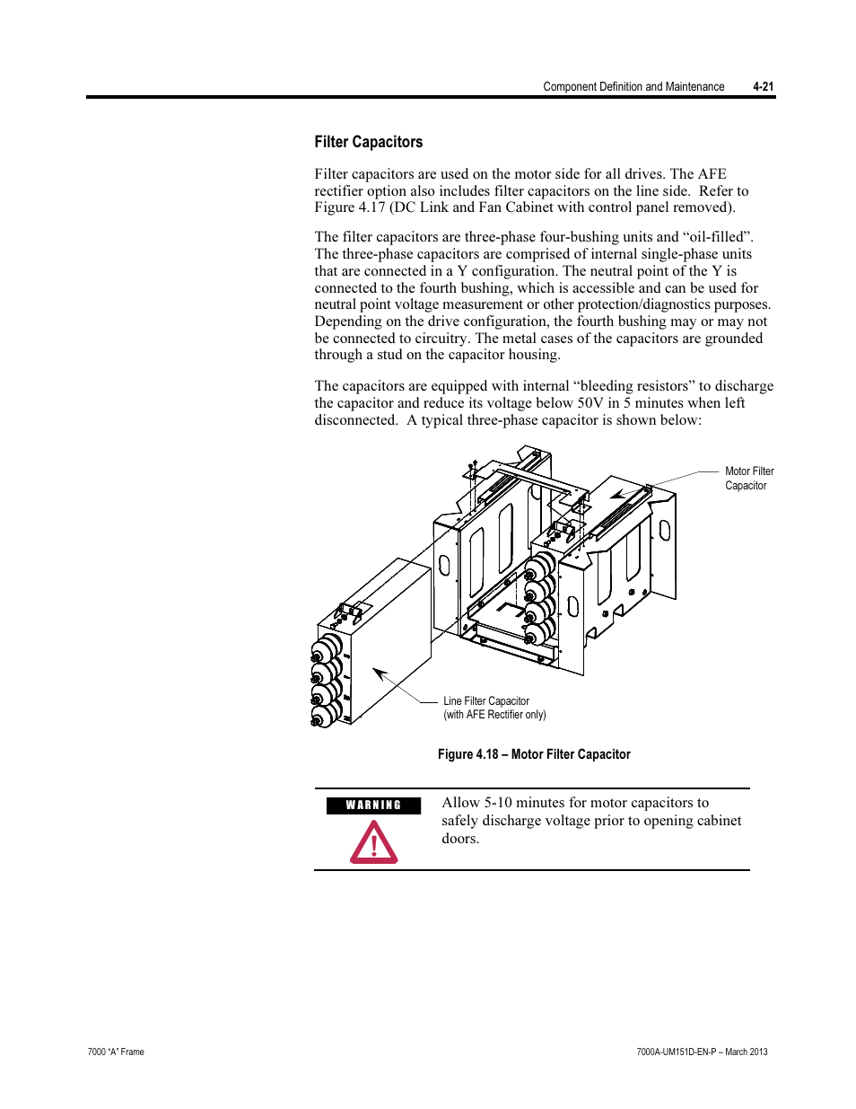 Rockwell Automation 7000A PowerFlex Medium Voltage AC Drive (A Frame) - ForGe Control (PanelView 550) User Manual | Page 147 / 222