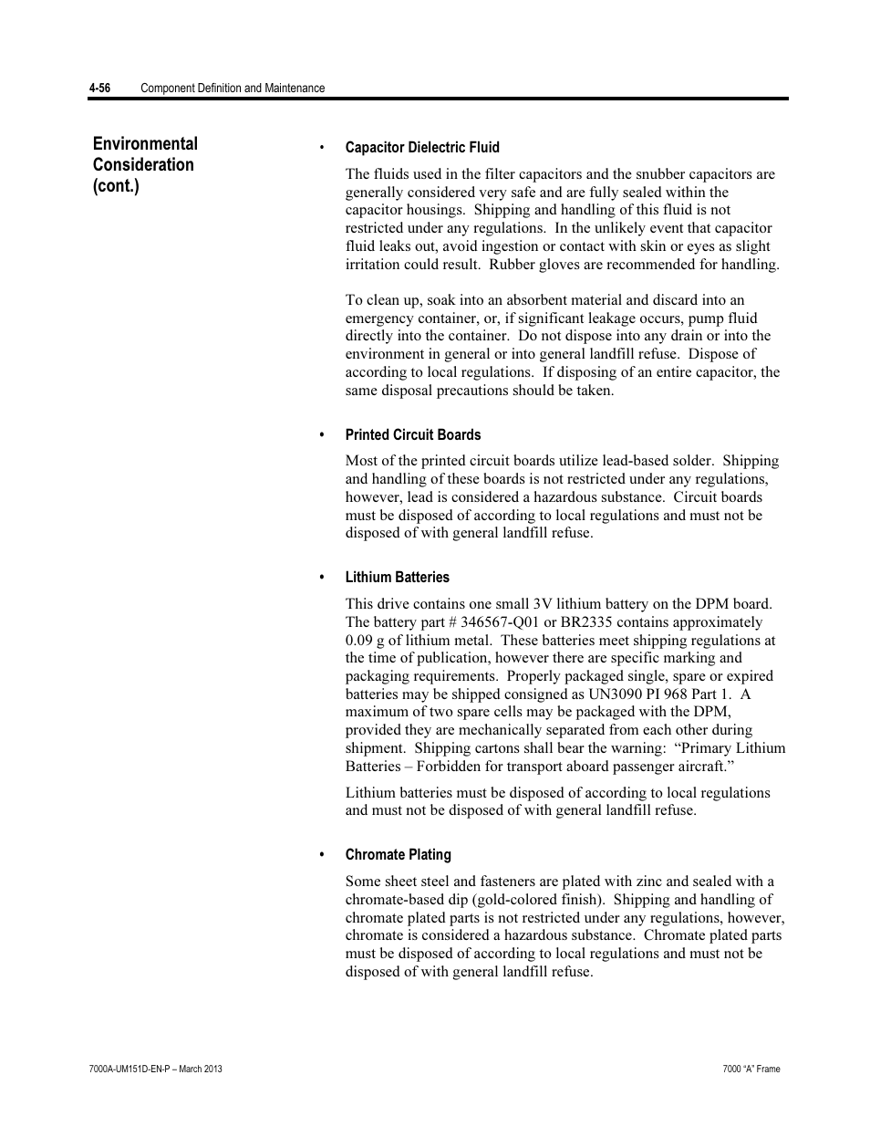 Rockwell Automation 7000A PowerFlex Medium Voltage AC Drive (A Frame) - ForGe Control (PanelView 550) User Manual | Page 182 / 222