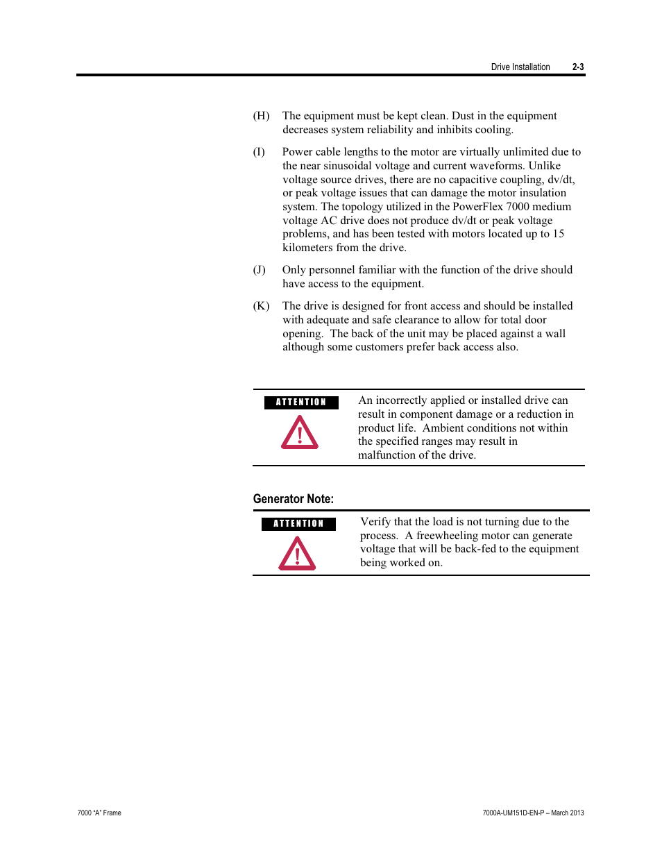 Rockwell Automation 7000A PowerFlex Medium Voltage AC Drive (A Frame) - ForGe Control (PanelView 550) User Manual | Page 25 / 222