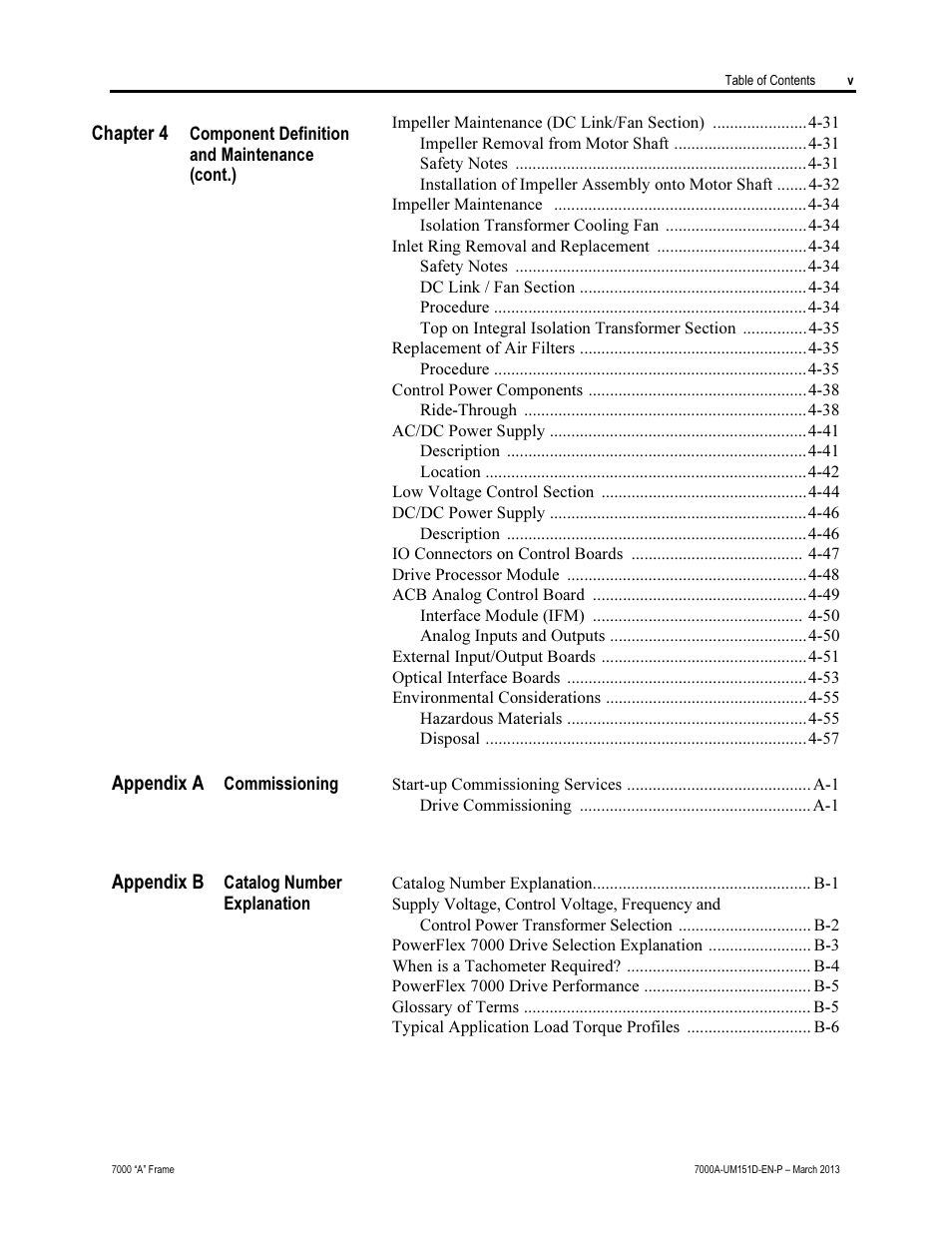 Rockwell Automation 7000A PowerFlex Medium Voltage AC Drive (A Frame) - ForGe Control (PanelView 550) User Manual | Page 7 / 222