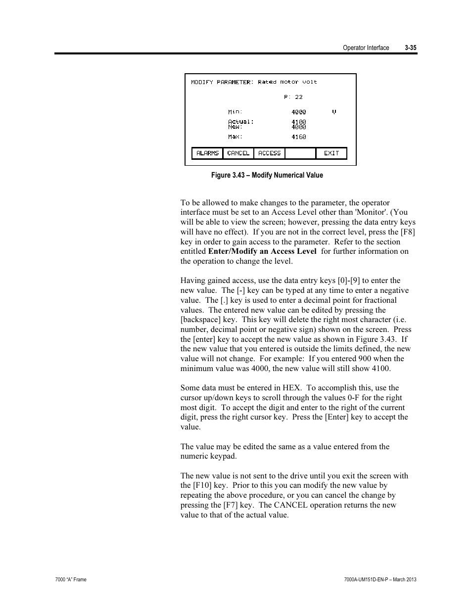 Rockwell Automation 7000A PowerFlex Medium Voltage AC Drive (A Frame) - ForGe Control (PanelView 550) User Manual | Page 95 / 222