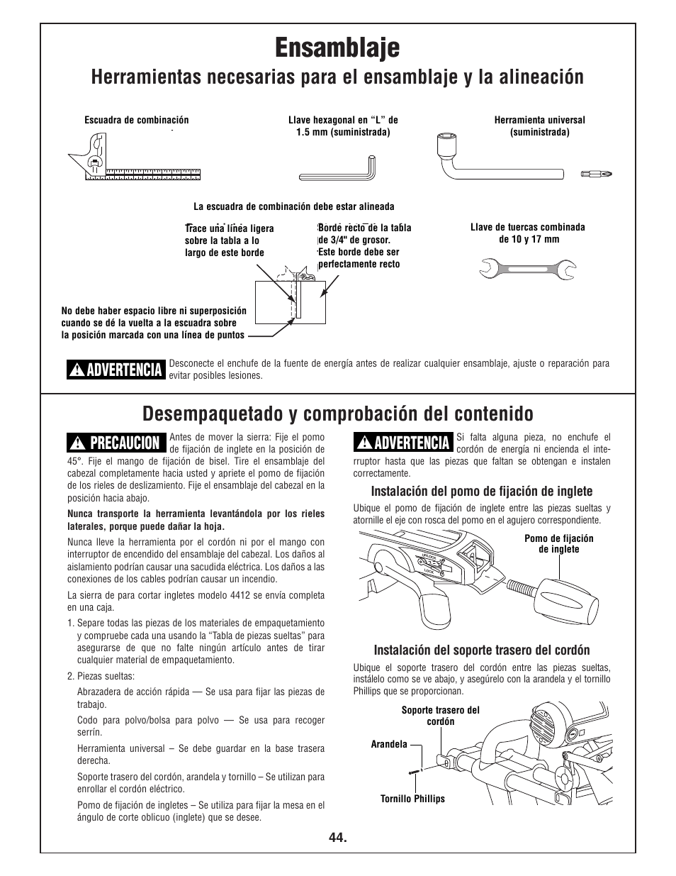 Bosch 4412 User Manual | Page 44 / 104
