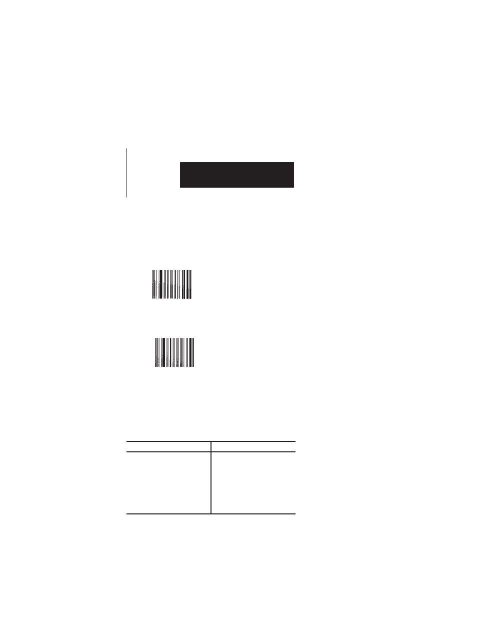Code identifier | Rockwell Automation 2755-G6-D Scanner with RS-232 Option User Manual | Page 58 / 104