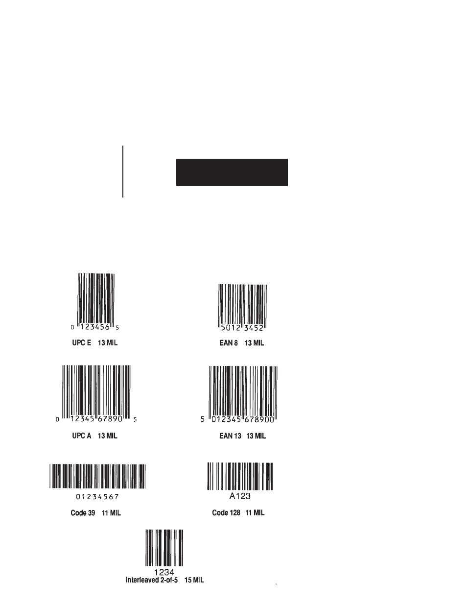 A - bar code text symbols | Rockwell Automation 2755-G6-D Scanner with RS-232 Option User Manual | Page 85 / 104