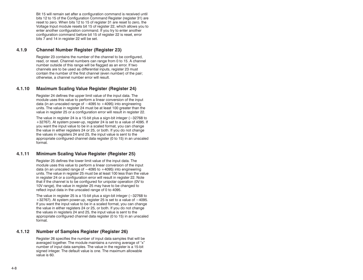 Rockwell Automation 61C542 Voltage Input module User Manual | Page 26 / 68