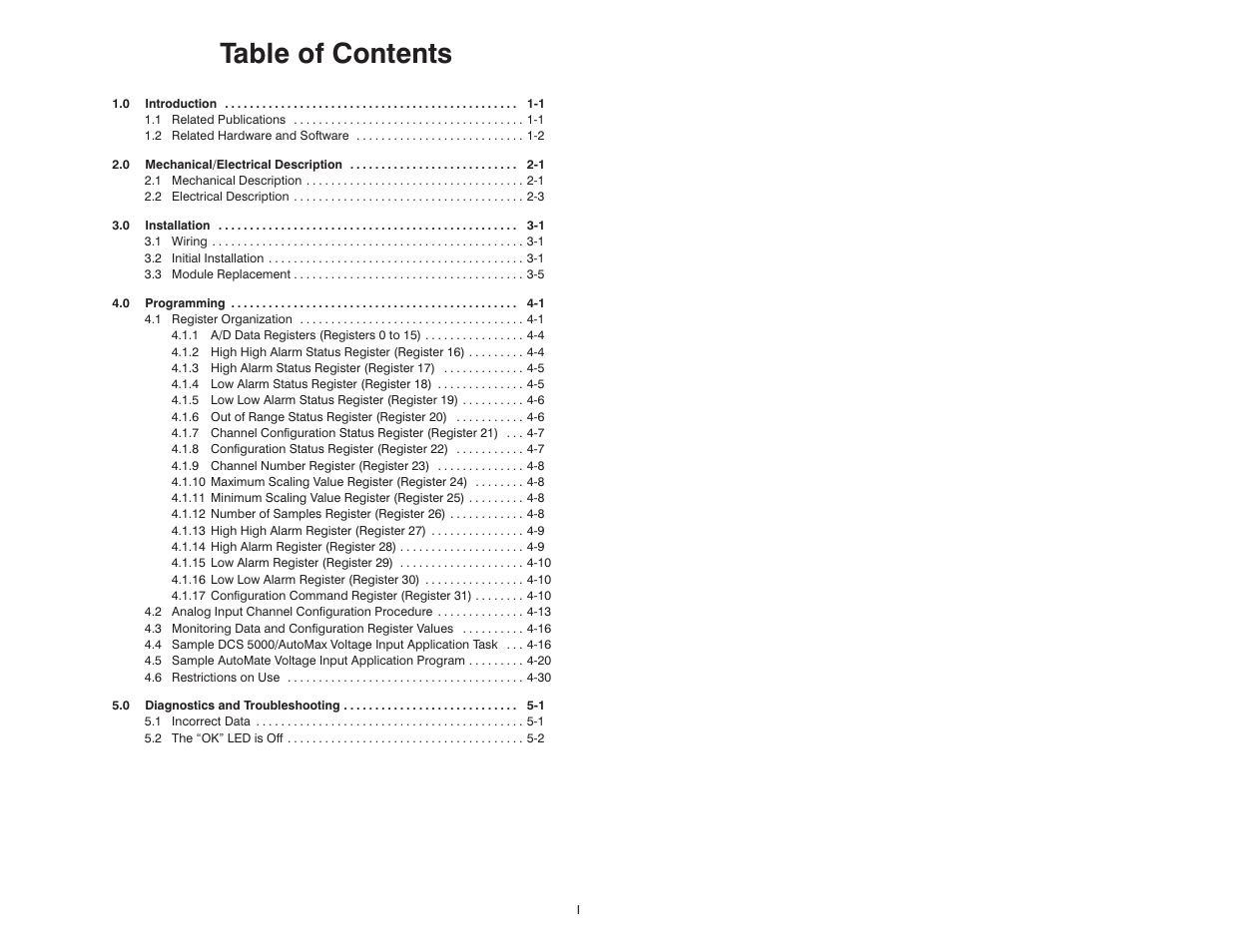 Rockwell Automation 61C542 Voltage Input module User Manual | Page 3 / 68