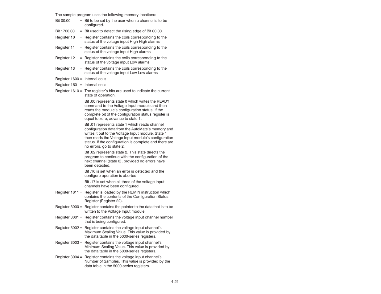 Rockwell Automation 61C542 Voltage Input module User Manual | Page 39 / 68