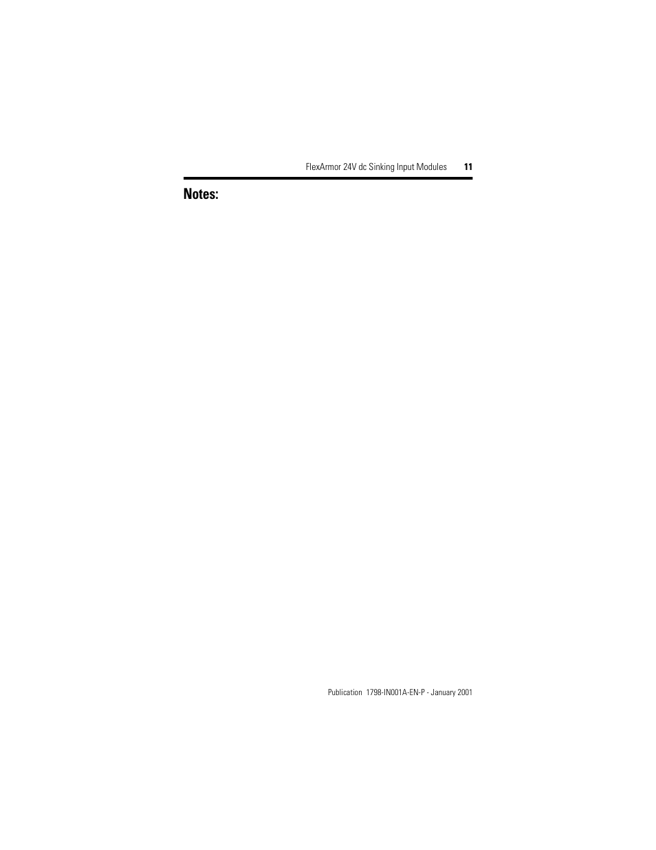 Rockwell Automation 1798-IB8 FlexArmor 24V dc Sinking Input Modules User Manual | Page 11 / 12