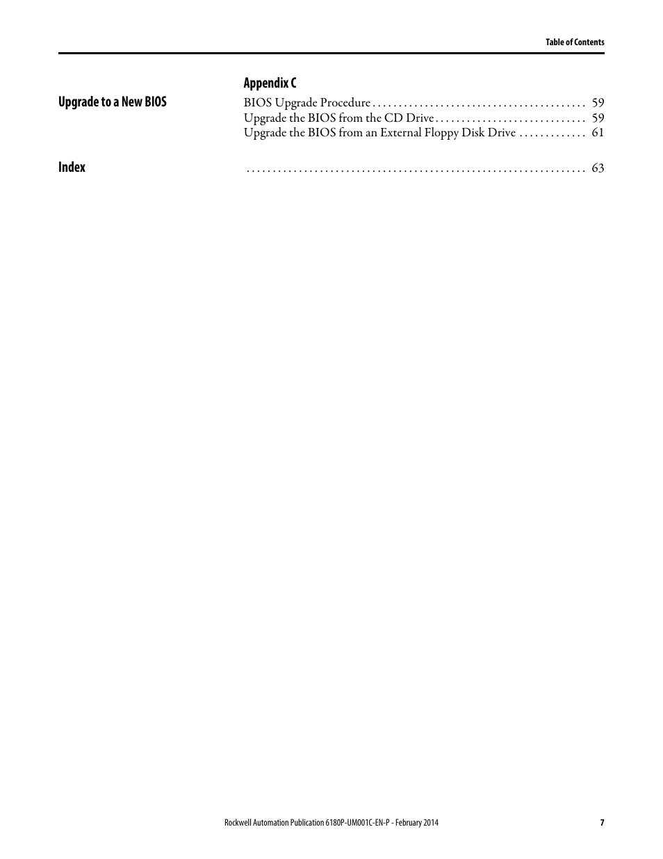 Rockwell Automation 6180P-xxxx Integrated Display Computers with Keypad User Manual User Manual | Page 7 / 68