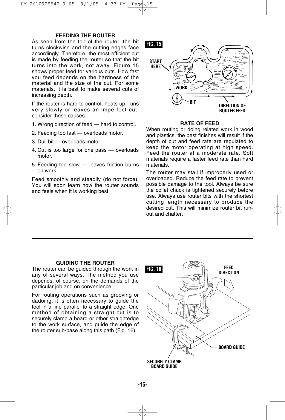 Bosch 1617 User Manual | Page 15 / 68