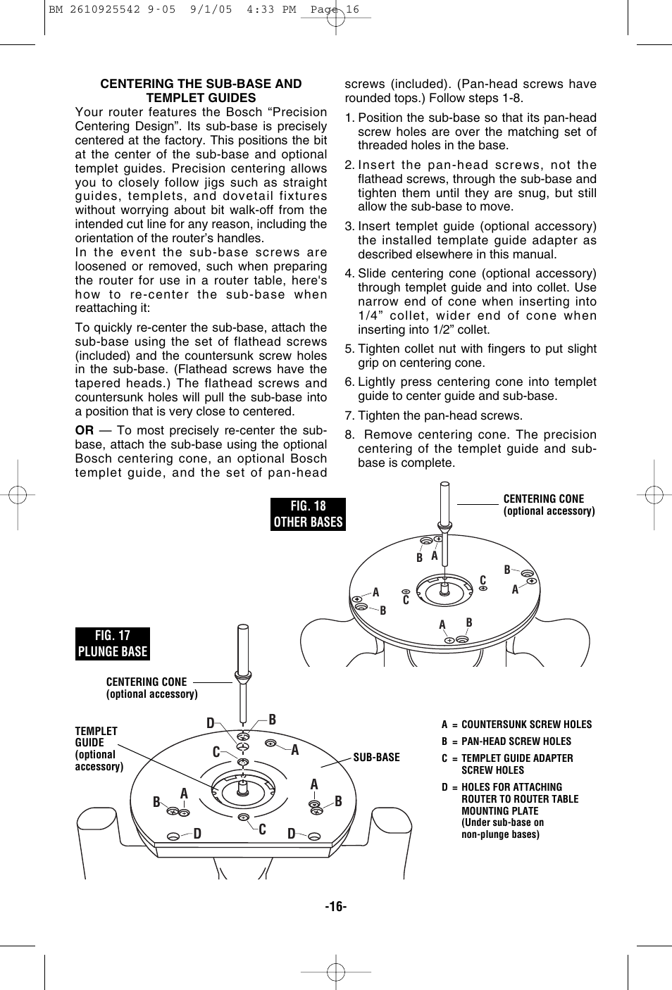 Bosch 1617 User Manual | Page 16 / 68