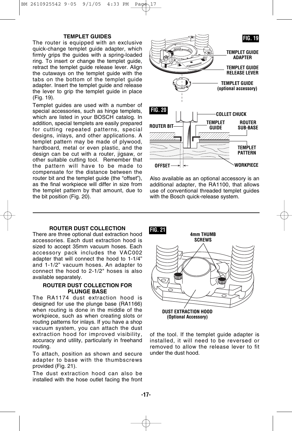 Bosch 1617 User Manual | Page 17 / 68