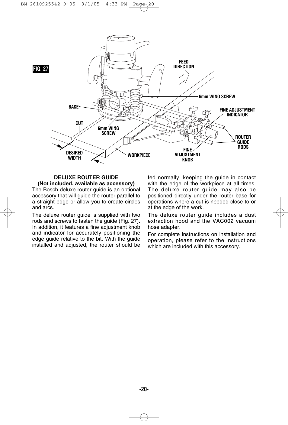 Bosch 1617 User Manual | Page 20 / 68