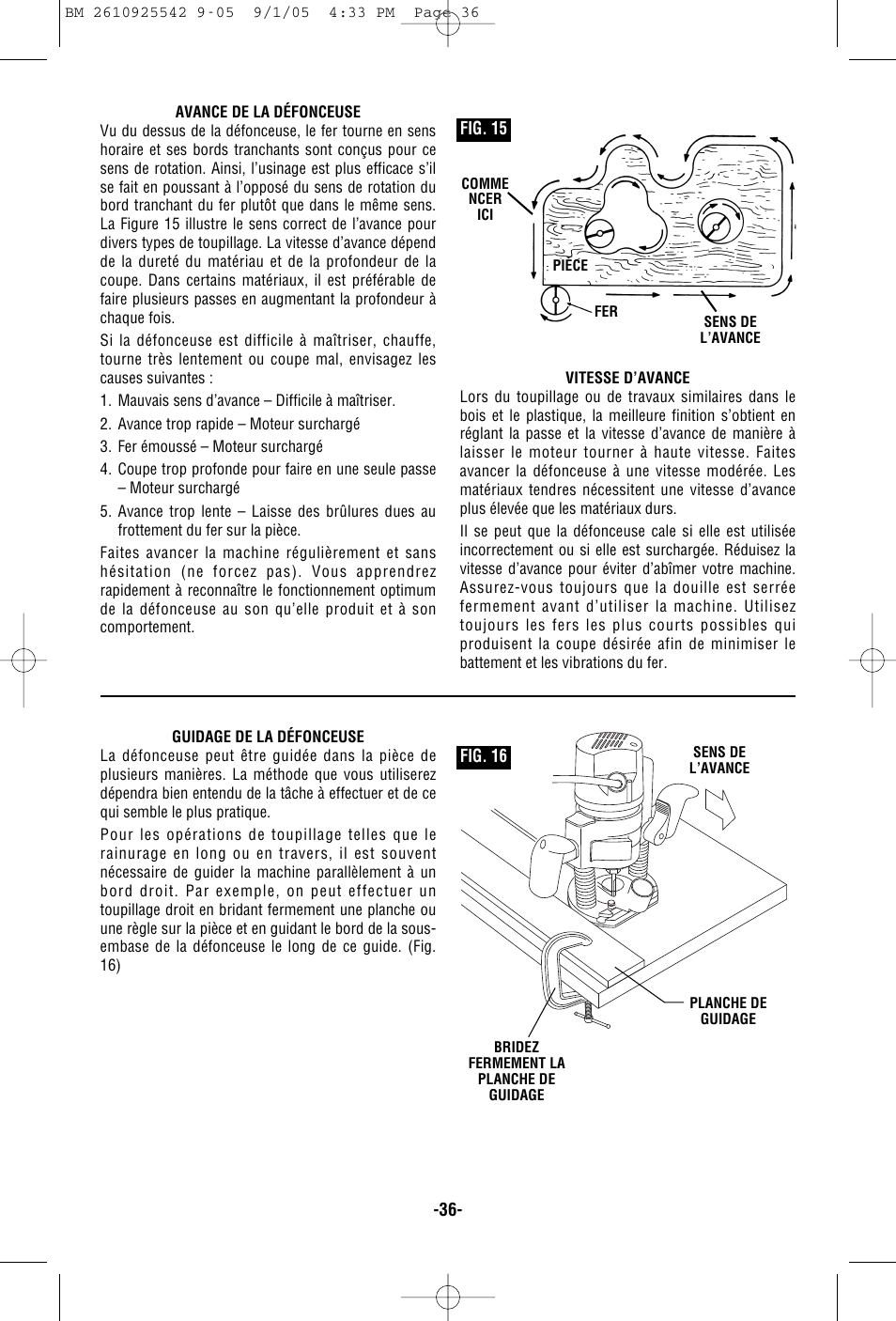 Bosch 1617 User Manual | Page 36 / 68