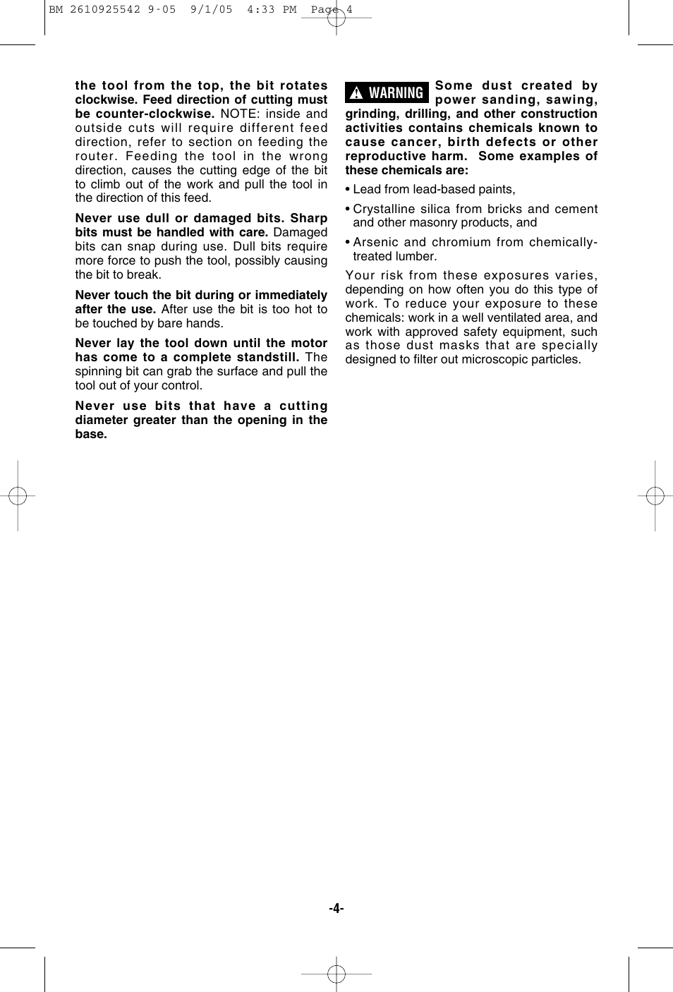 Bosch 1617 User Manual | Page 4 / 68
