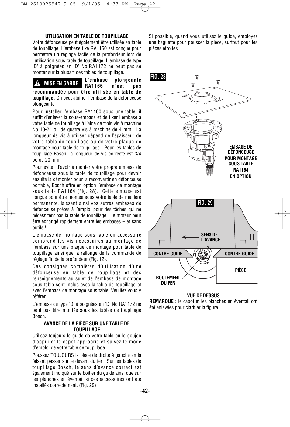 Bosch 1617 User Manual | Page 42 / 68