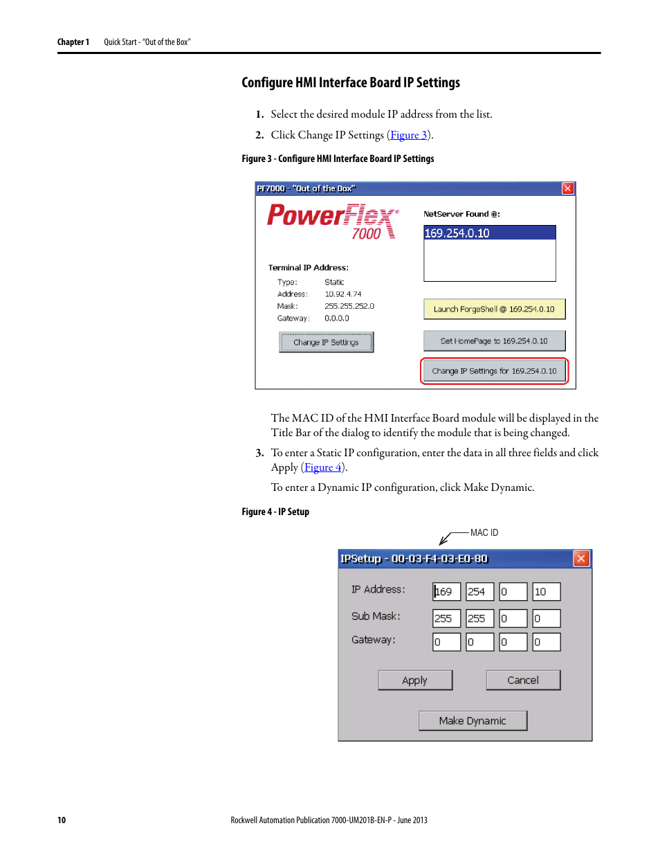 Configure hmi interface board ip settings | Rockwell Automation 7000 PowerFlex HMI Offering with Enhanced Functionality User Manual | Page 12 / 90