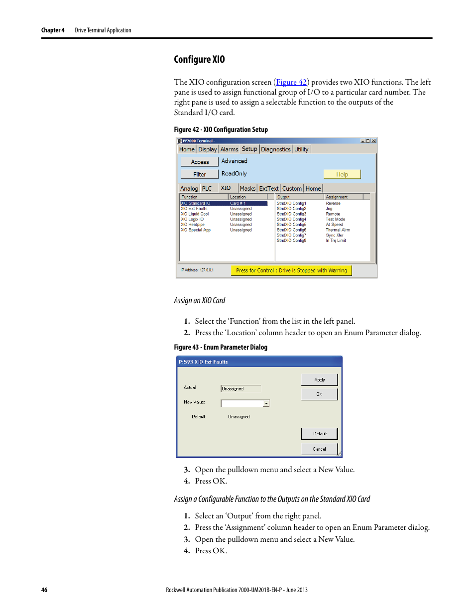 Configure xio | Rockwell Automation 7000 PowerFlex HMI Offering with Enhanced Functionality User Manual | Page 48 / 90