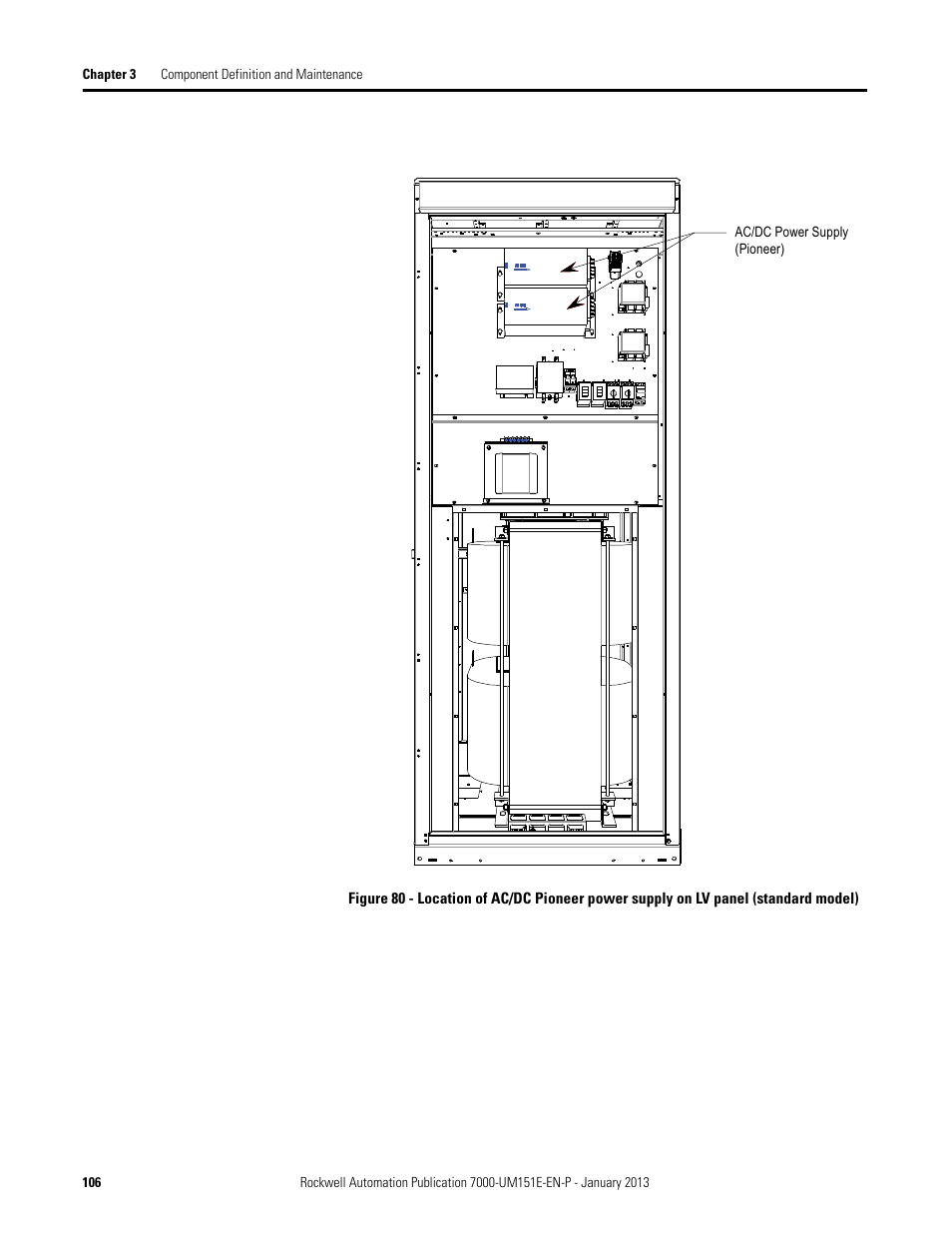 Rockwell Automation 7000 PowerFlex Medium Voltage AC Drive (B Frame) - ForGe Control (PanelView 550) User Manual | Page 106 / 290