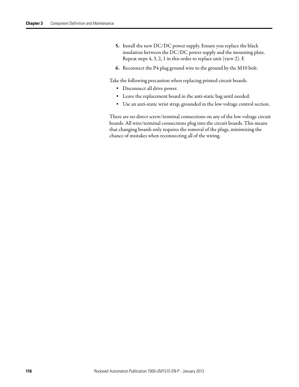 Rockwell Automation 7000 PowerFlex Medium Voltage AC Drive (B Frame) - ForGe Control (PanelView 550) User Manual | Page 116 / 290