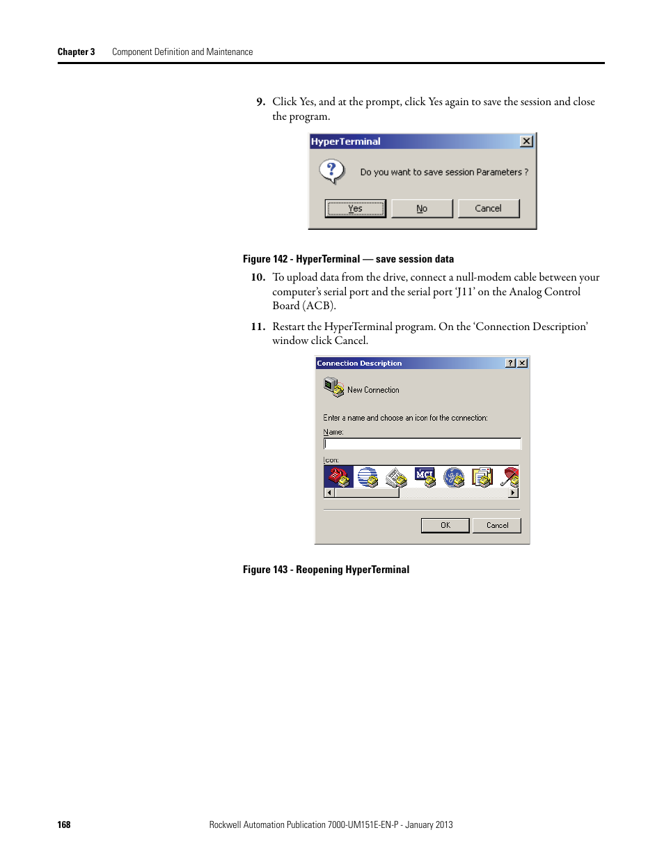 Rockwell Automation 7000 PowerFlex Medium Voltage AC Drive (B Frame) - ForGe Control (PanelView 550) User Manual | Page 168 / 290