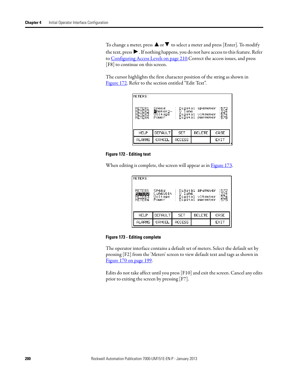 Rockwell Automation 7000 PowerFlex Medium Voltage AC Drive (B Frame) - ForGe Control (PanelView 550) User Manual | Page 200 / 290