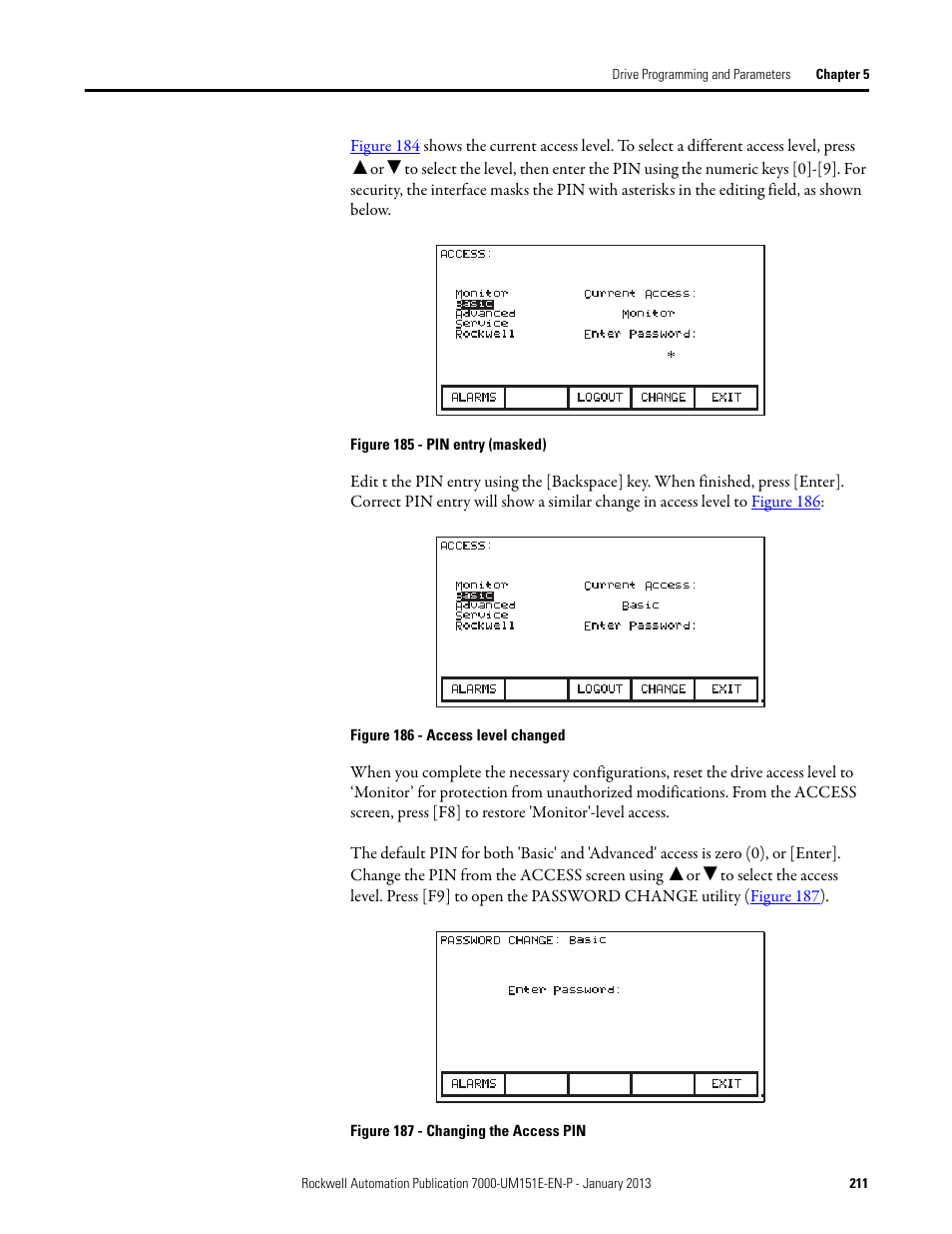 Rockwell Automation 7000 PowerFlex Medium Voltage AC Drive (B Frame) - ForGe Control (PanelView 550) User Manual | Page 211 / 290