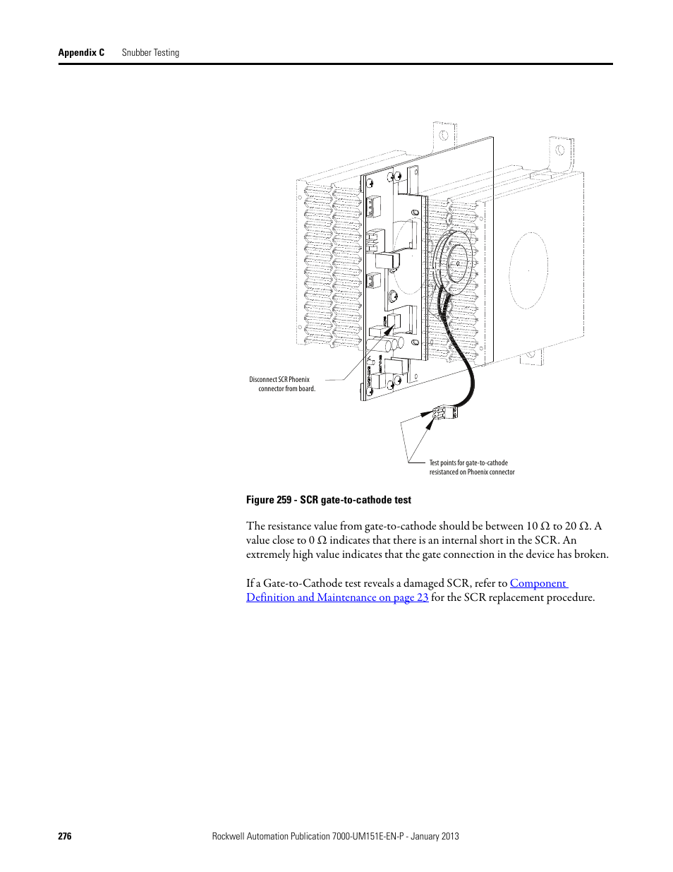 Rockwell Automation 7000 PowerFlex Medium Voltage AC Drive (B Frame) - ForGe Control (PanelView 550) User Manual | Page 276 / 290