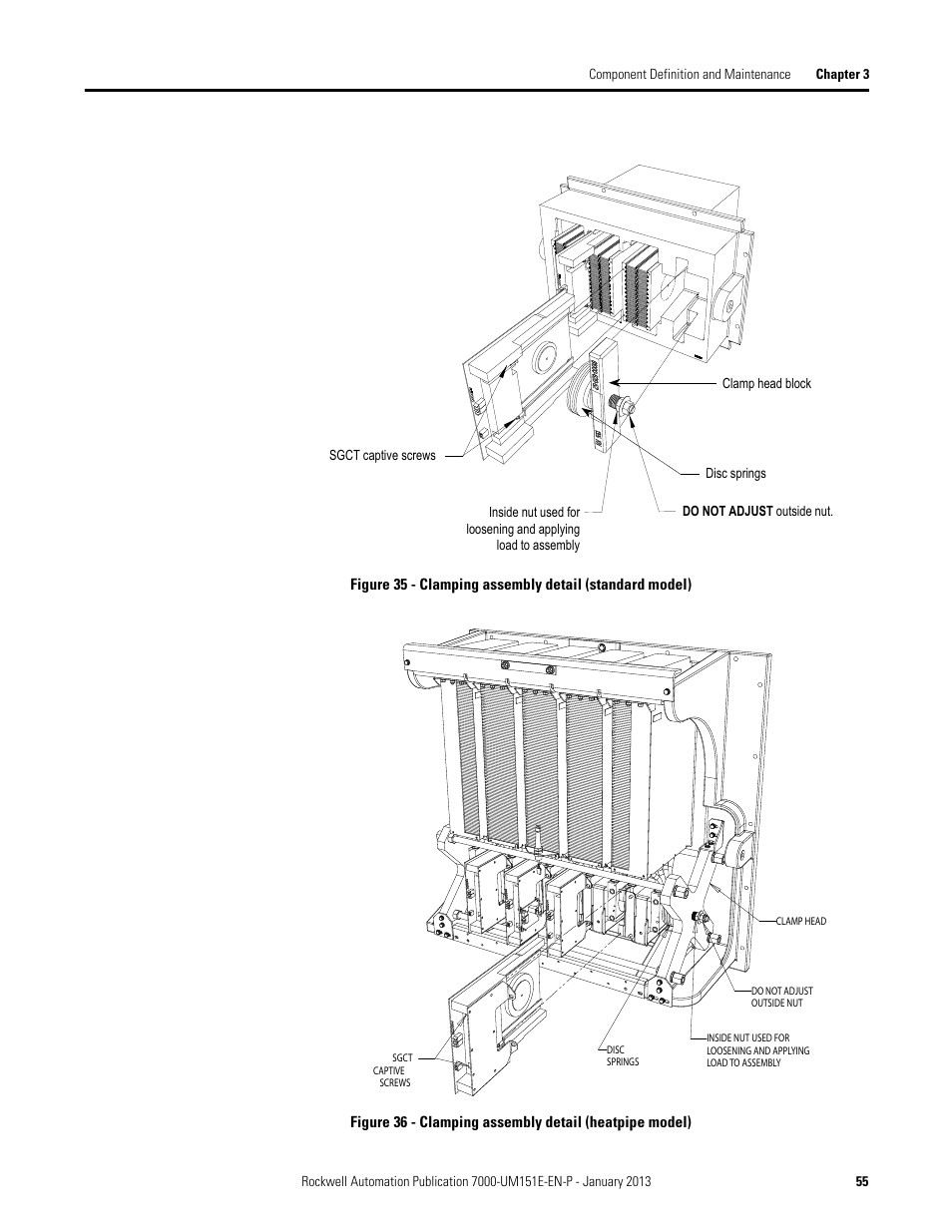 Rockwell Automation 7000 PowerFlex Medium Voltage AC Drive (B Frame) - ForGe Control (PanelView 550) User Manual | Page 55 / 290