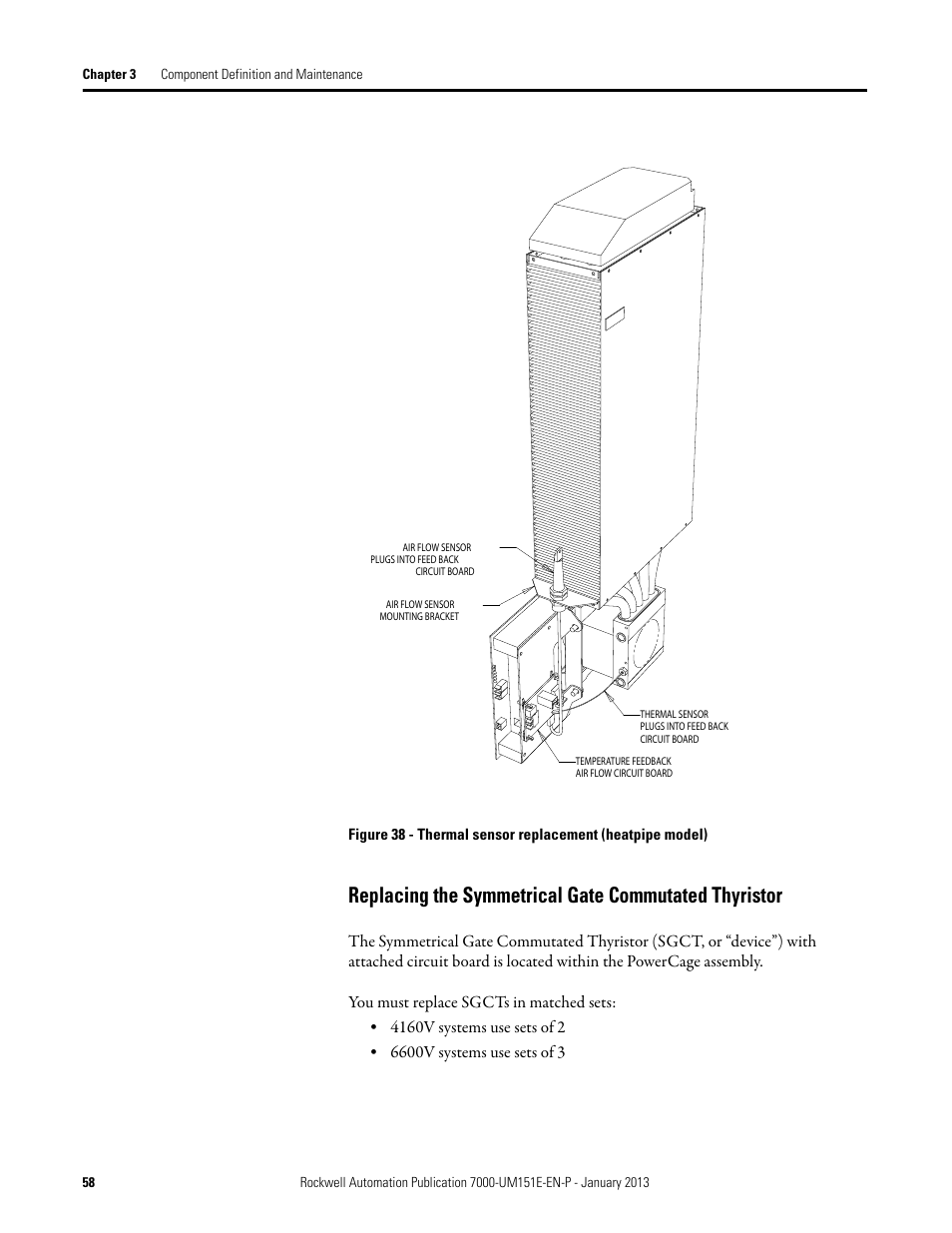 Rockwell Automation 7000 PowerFlex Medium Voltage AC Drive (B Frame) - ForGe Control (PanelView 550) User Manual | Page 58 / 290