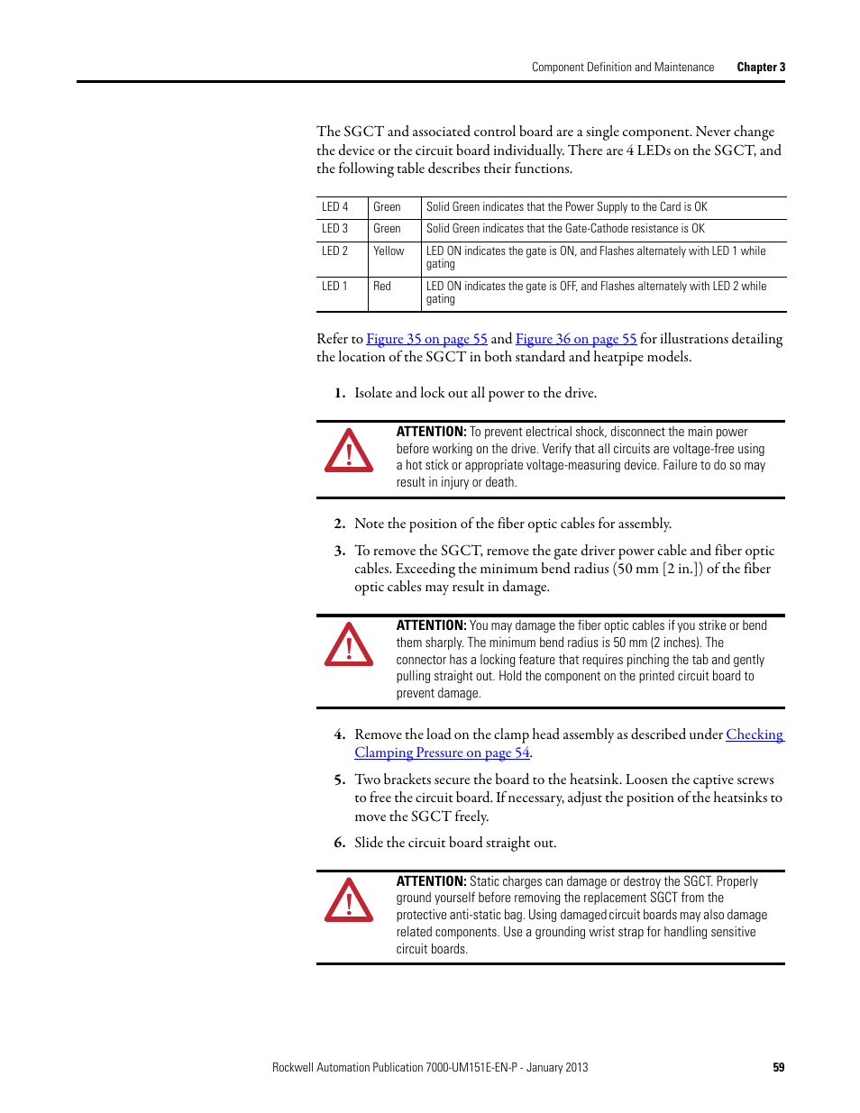 Rockwell Automation 7000 PowerFlex Medium Voltage AC Drive (B Frame) - ForGe Control (PanelView 550) User Manual | Page 59 / 290