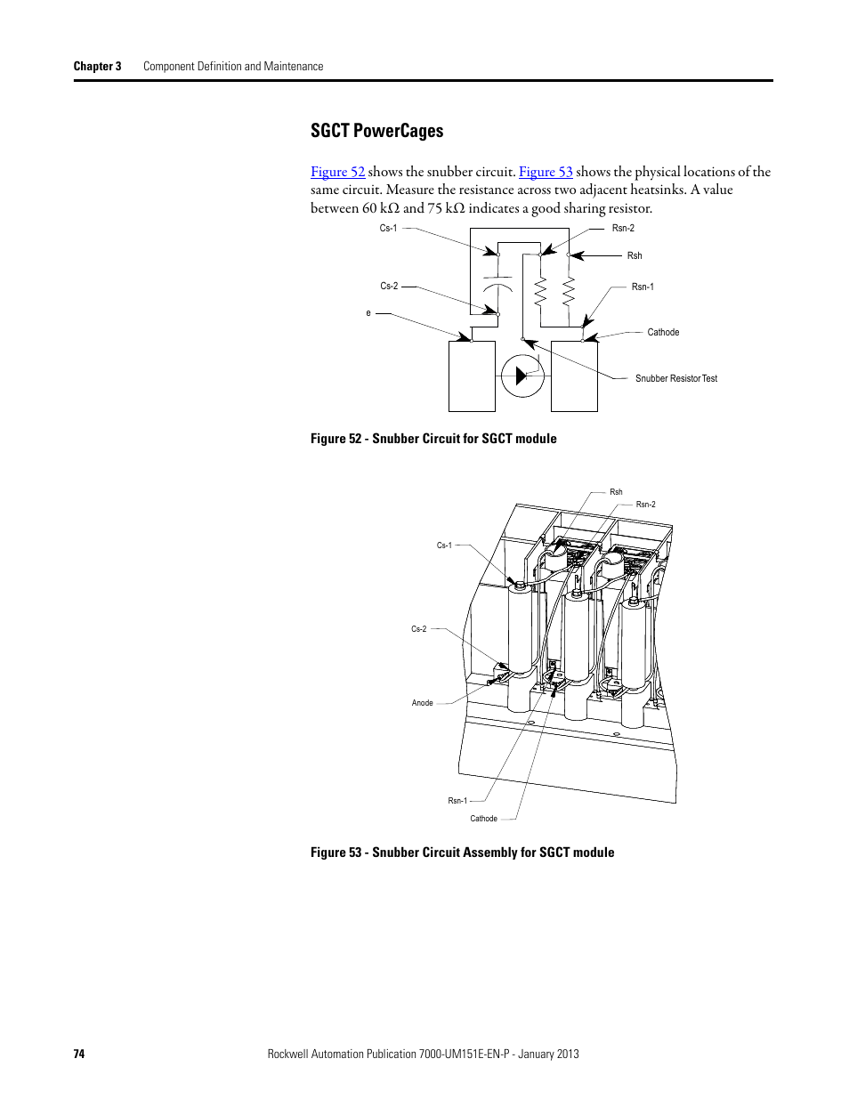 Sgct powercages | Rockwell Automation 7000 PowerFlex Medium Voltage AC Drive (B Frame) - ForGe Control (PanelView 550) User Manual | Page 74 / 290