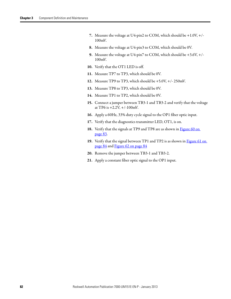 Rockwell Automation 7000 PowerFlex Medium Voltage AC Drive (B Frame) - ForGe Control (PanelView 550) User Manual | Page 82 / 290