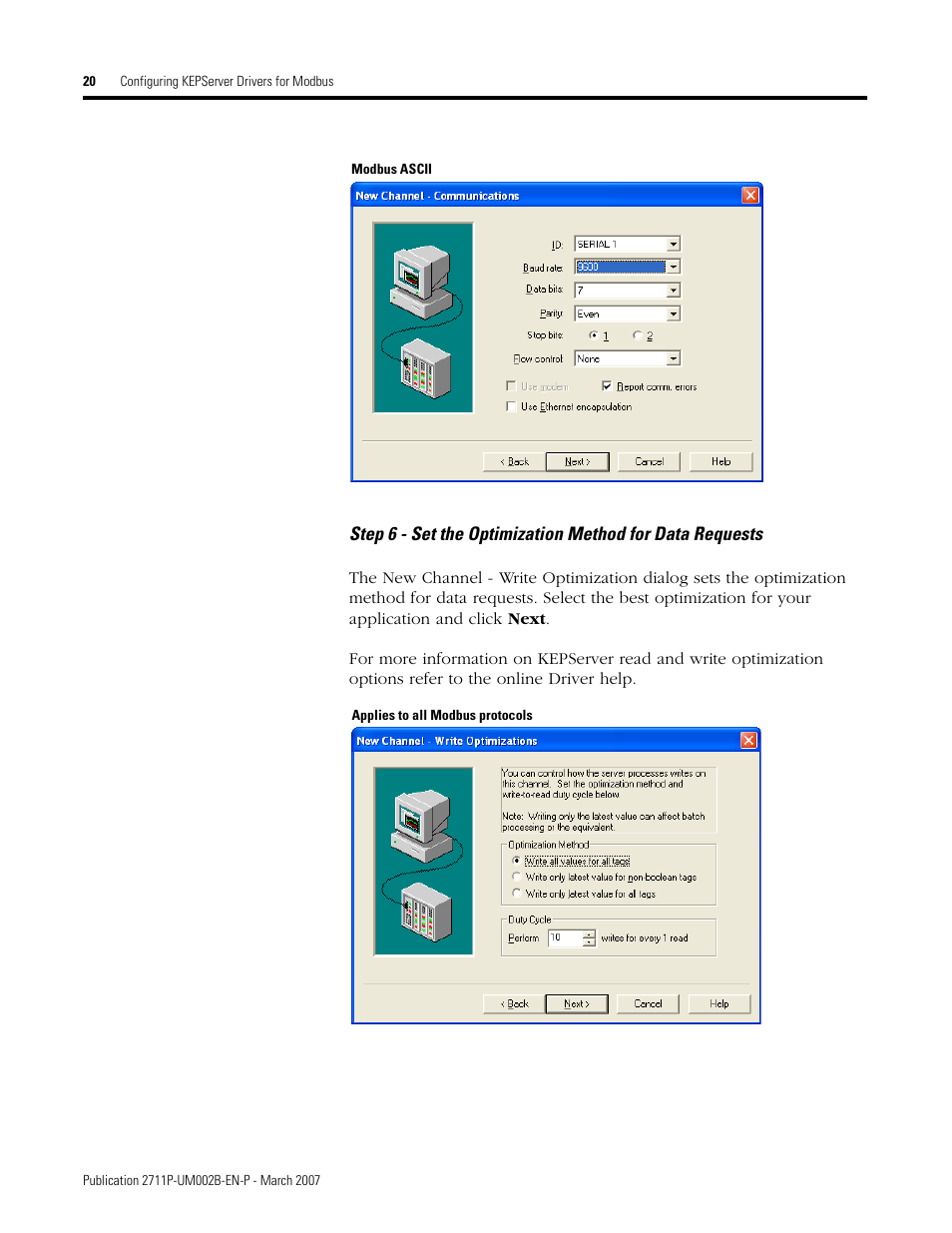 Rockwell Automation 2711P Creating Modbus Applications User Manual | Page 20 / 92