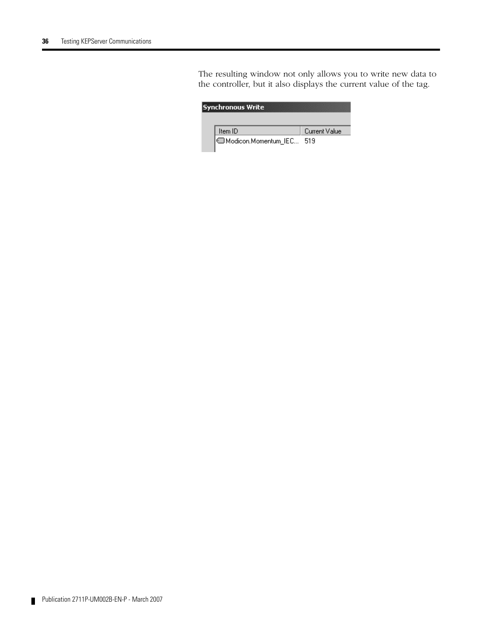 Rockwell Automation 2711P Creating Modbus Applications User Manual | Page 36 / 92